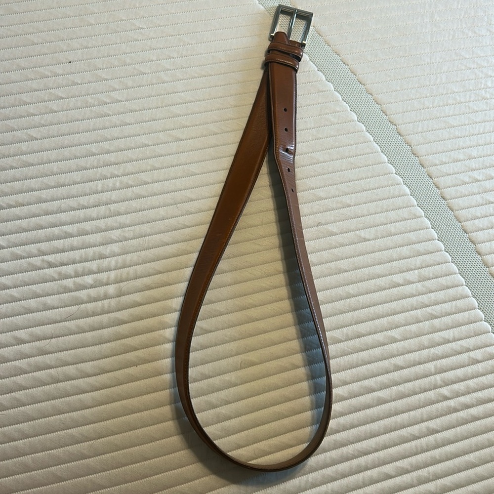 Allen Edmonds Light Brown Calfskin Belt